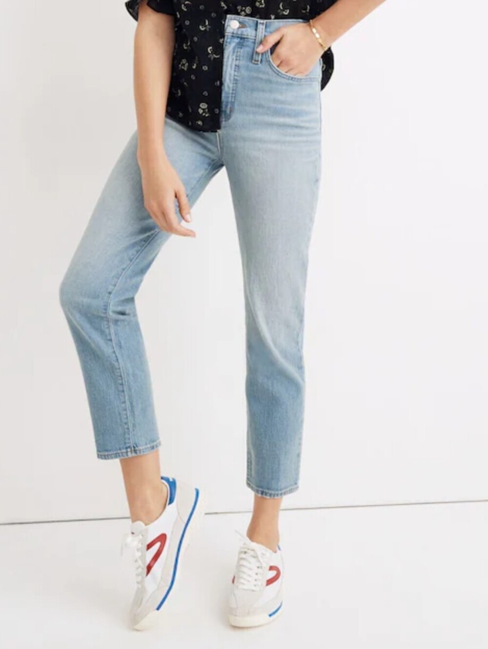 Madewell Light Wash Classic Straight Leg Denim Jeans - Size - 31